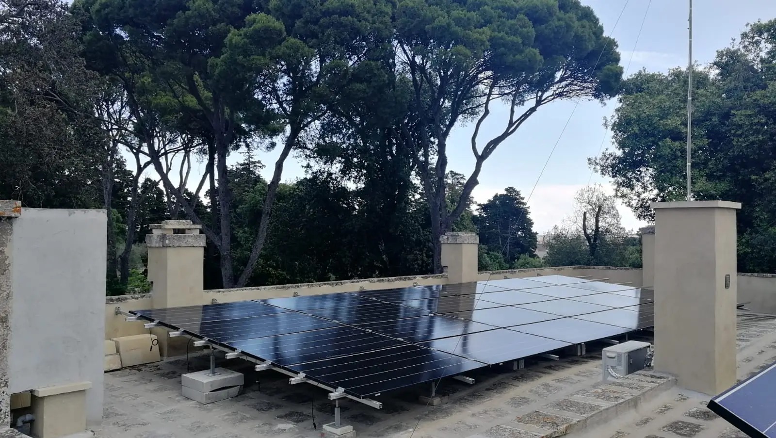 Impianto su lastrico solare
